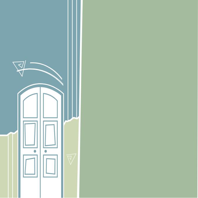 Front Door business card template
