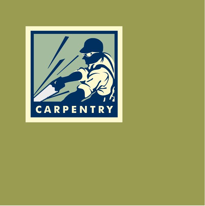 Carpentry Stamp business card template