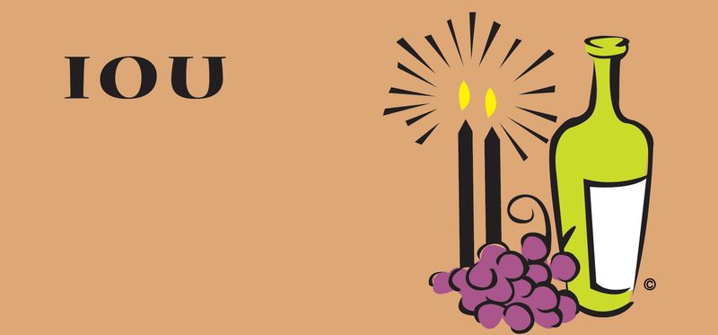 Candlelit Wine business card template